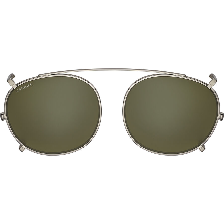 CLIP ON LAERRY, Shiny White Gold-Mineral Polarized 555nm Cat 3 to 3, hi-res